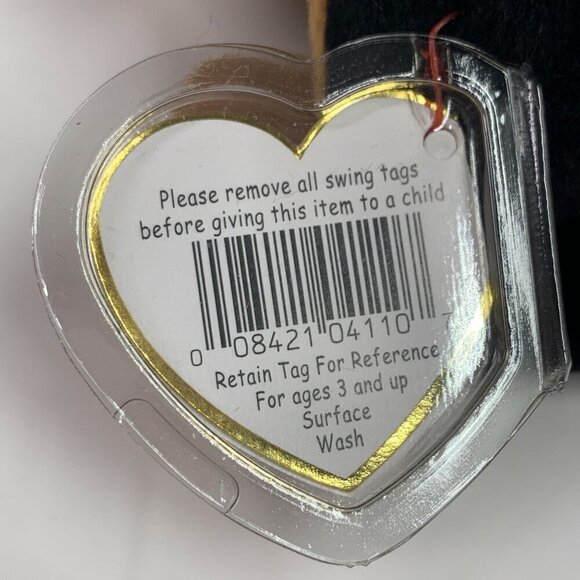 TY Beanie Babies Doby The Doberman Dog 8" Plush Toy Collectible 1996 NWT - Picture 6 of 6